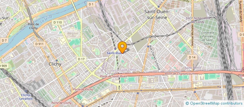 localisation de l'entreprise HOLOREPAR à SAINT-OUEN-SUR-SEINE