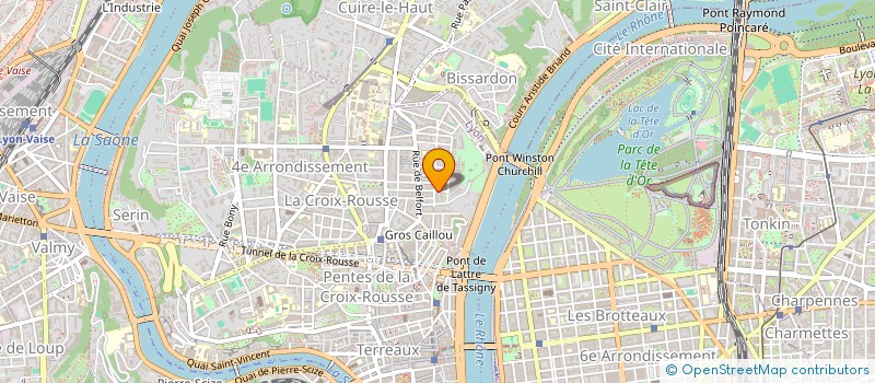 localisation de l'entreprise HOLOS à LYON