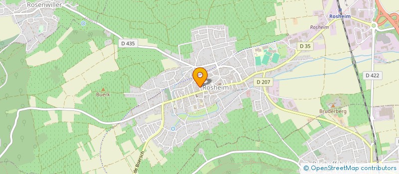localisation de l'entreprise HOLOS ETUDES ET RECHERCHE MARKETING à ROSHEIM