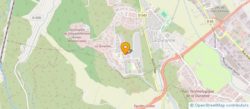 localisation de l'entreprise HOLOSCRIPT à AIX-EN-PROVENCE