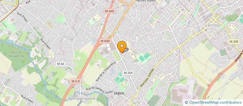 localisation de l'entreprise HOLOSTECH  HEM