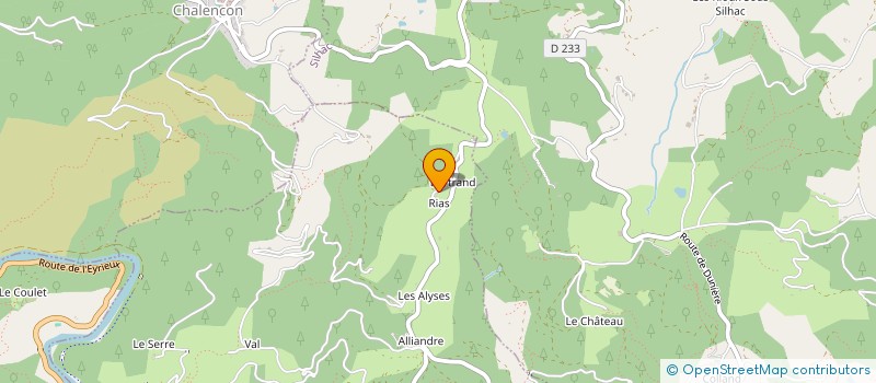 localisation de l'entreprise HOLOSYNERGIE à SOYANS
