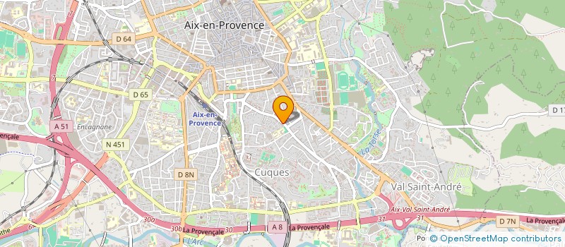 localisation de l'entreprise HOLOTEC à AIX-EN-PROVENCE