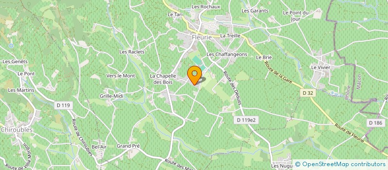 localisation de l'entreprise HOLPAFI  FLEURIE