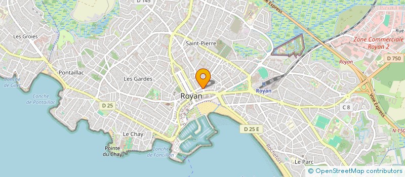 localisation de l'entreprise HOLPIMO  ROYAN