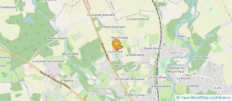 localisation de l'entreprise HOLREN  METTRAY