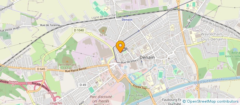 localisation de l'entreprise HOLSAN BAT à DENAIN