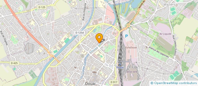 localisation de l'entreprise HOLST-JULOCA à DOUAI