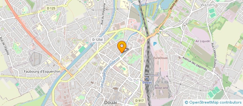 localisation de l'entreprise HOLST LIMILLOU à DOUAI