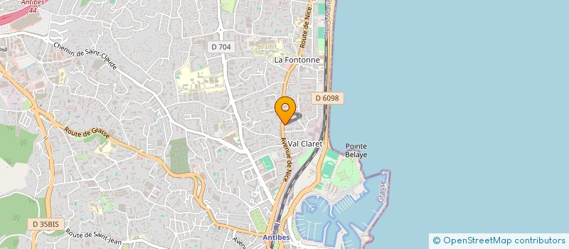 localisation de l'entreprise HOLSTEIN EXPERTISE PATRIMONIALE à ANTIBES