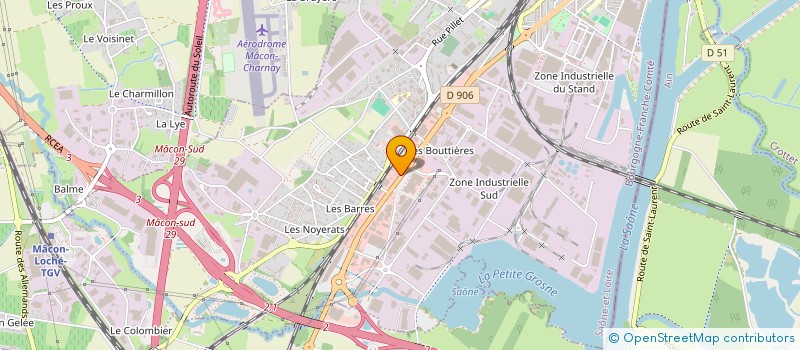 localisation de l'entreprise HOLSTERON à MACON