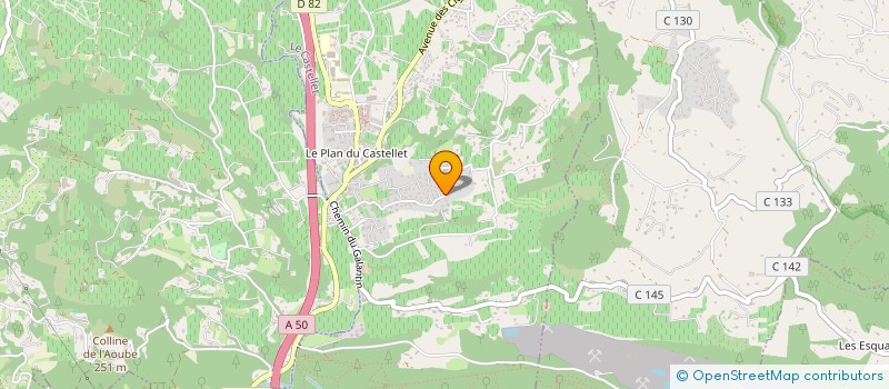 localisation de l'entreprise HOLTEA à LE CASTELLET