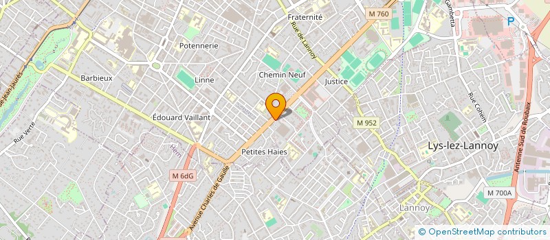 localisation de l'entreprise HOLTEX SERVICES  ROUBAIX