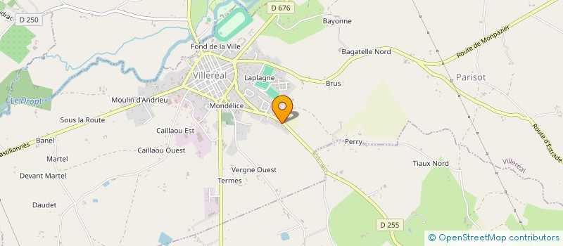 localisation de l'entreprise HOLTHAM I.M  VILLEREAL