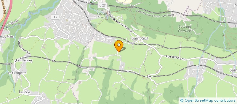localisation de l'entreprise HOLTZ & CONTAT IMMOBILIER  SAINT SIXT