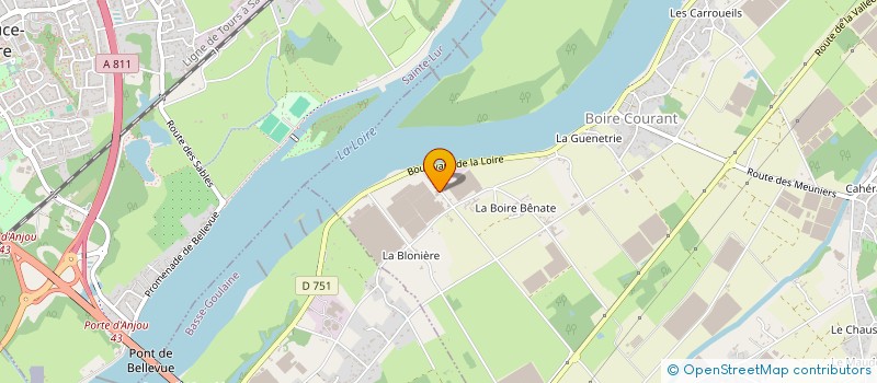 localisation de l'entreprise HOLUS à SAINT-JULIEN-DE-CONCELLES