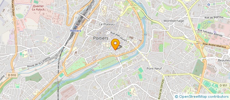 localisation de l'entreprise HOLVI  MIGNALOUX-BEAUVOIR