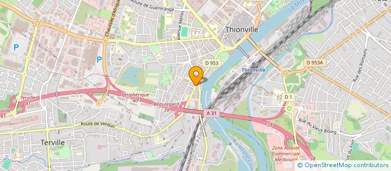 localisation de l'entreprise HOLVIA à THIONVILLE