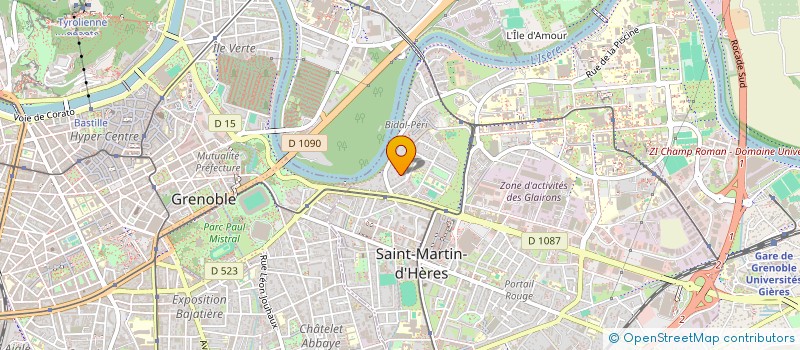 localisation de l'entreprise HOLY BONES PRODUCTION  SAINT-MARTIN-D'HERES