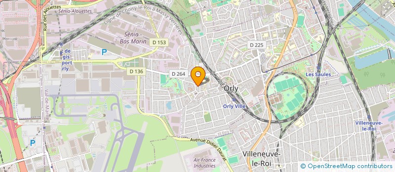 localisation de l'entreprise HOLY DONUTS  ORLY