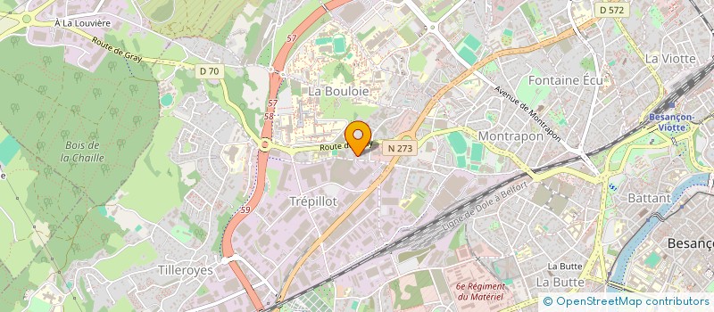 localisation de l'entreprise HOLY FALLOUT à BESANCON