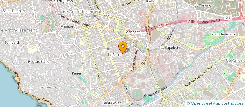 localisation de l'entreprise HOLY POLLY AGENCY  MARSEILLE