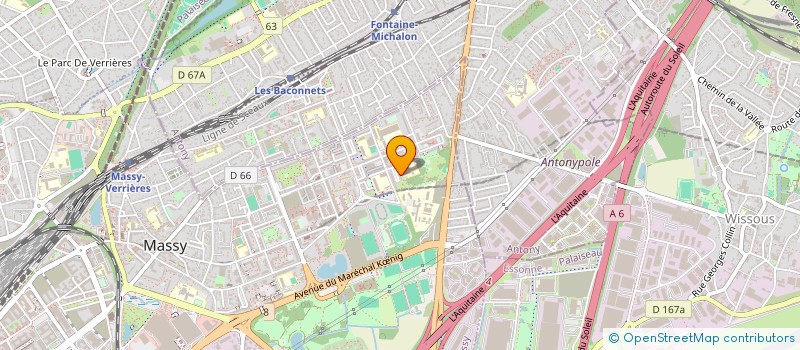 localisation de l'entreprise HOLY TAXI  MASSY