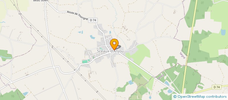 localisation de l'entreprise HOLYHOCK  SCEAUX D'ANJOU