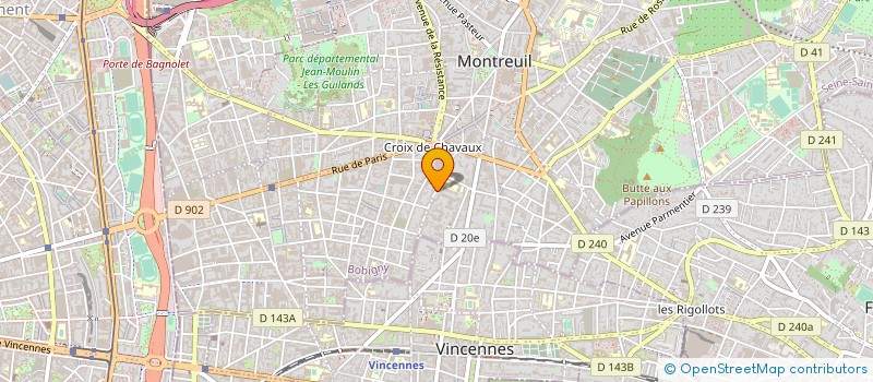 localisation de l'entreprise HOLYMAGE à MONTREUIL