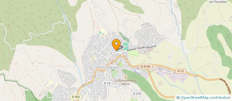 localisation de l'entreprise HOLYMPE SARL  FORCALQUIER