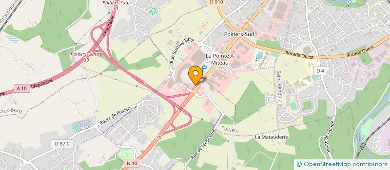 localisation de l'entreprise HOLYPOITIERS  POITIERS