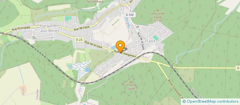 localisation de l'entreprise HOLZCOM  FALCK