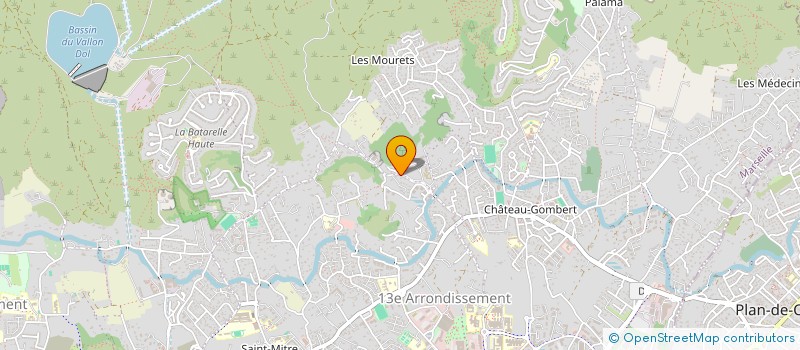 localisation de l'entreprise HOM 13 SANCTUAIRE DES ANIMAUX  MARSEILLE