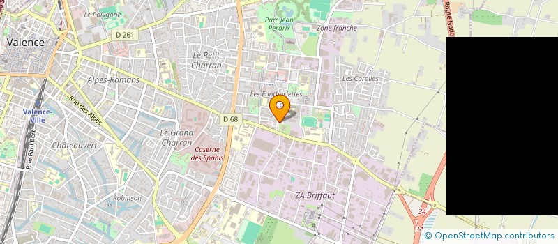 localisation de l'entreprise HOM'AVOCATS  VALENCE