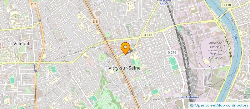 localisation de l'entreprise HOM DECO  VITRY-SUR-SEINE