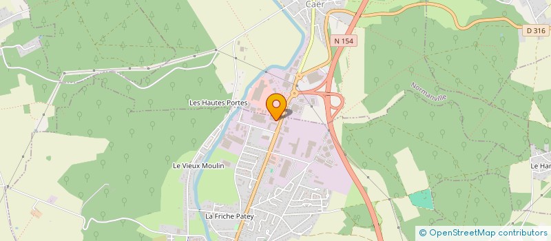 localisation de l'entreprise HOM'DECO à GRAVIGNY