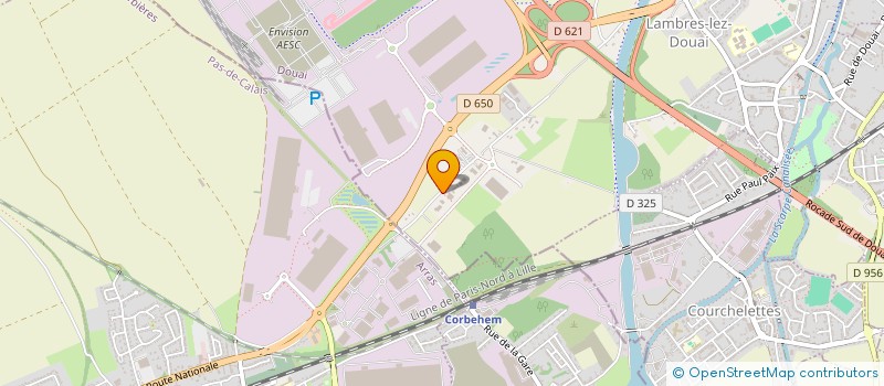 localisation de l'entreprise HOM'EXCO SERVICES  LAMBRES-LEZ-DOUAI