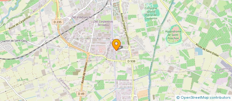 localisation de l'entreprise HOM - HOLDING OLIVIER MARSEILLE  CARPENTRAS