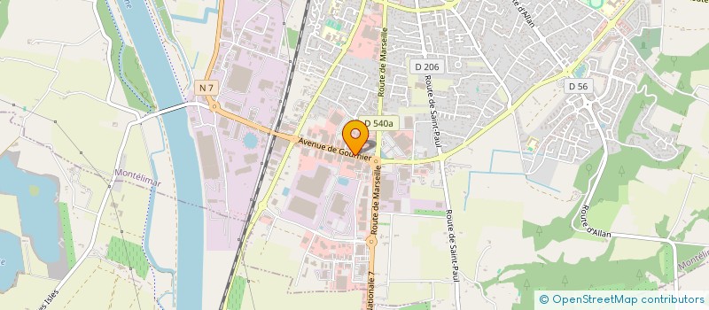 localisation de l'entreprise HOM'PARTICIPATIONS à MONTELIMAR