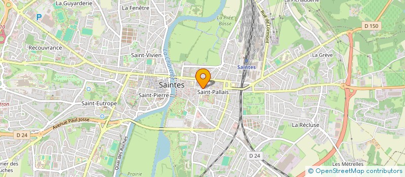 localisation de l'entreprise HOM'PARTNER  SAINTES