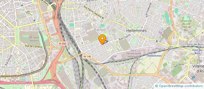 localisation de l'entreprise HOM'PEINTURE à LILLE