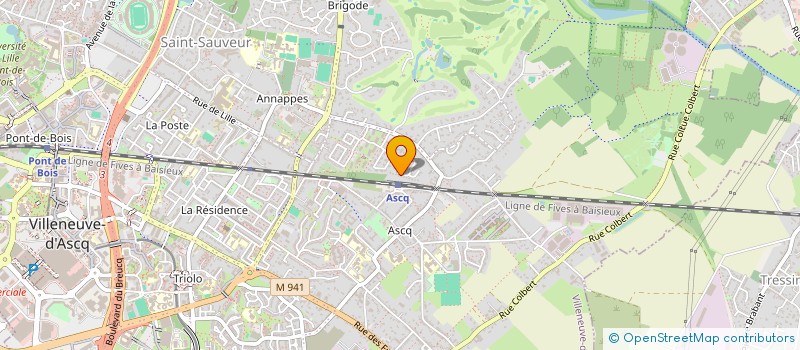 localisation de l'entreprise HOM'Y IMMO  VILLENEUVE-D'ASCQ