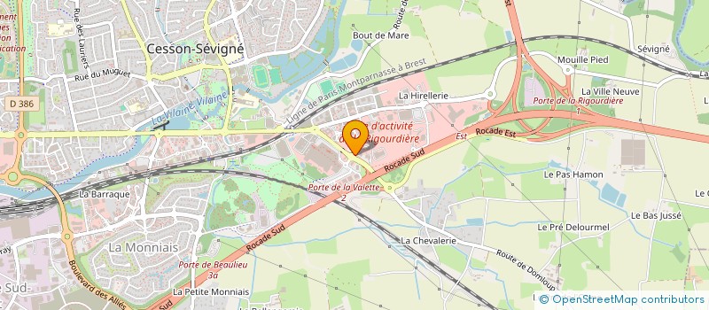 localisation de l'entreprise HOMA à CESSON-SEVIGNE