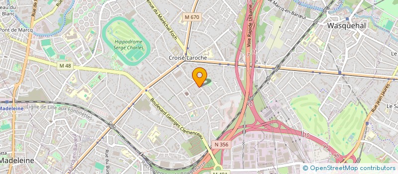 localisation de l'entreprise HOMA  MARCQ-EN-BARUL