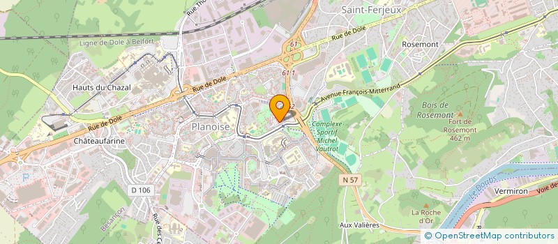 localisation de l'entreprise HOMA SAS  BESANCON