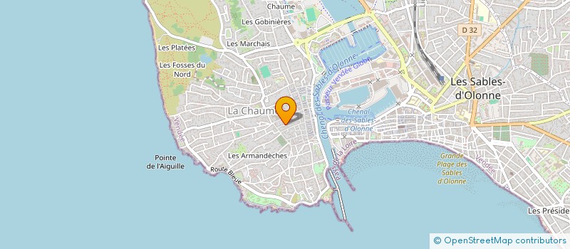 localisation de l'entreprise HOMALIE à LES SABLES D'OLONNE