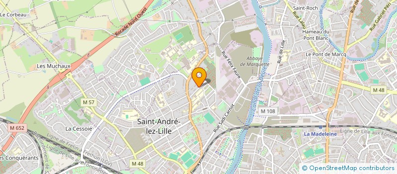 localisation de l'entreprise HOMAN à SAINT-ANDRE-LEZ-LILLE
