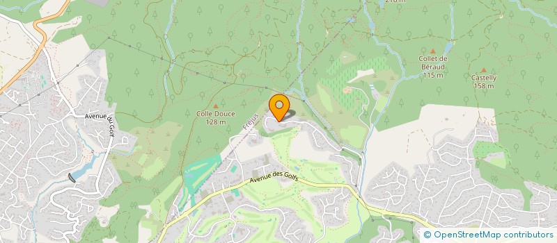 localisation de l'entreprise HOMAVI  SAINT-RAPHAEL