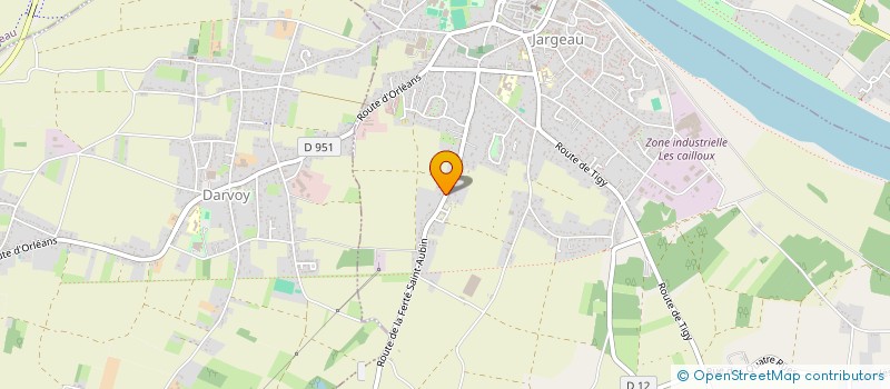 localisation de l'entreprise HOMAZING ENNORDRES FONCIERE  JARGEAU