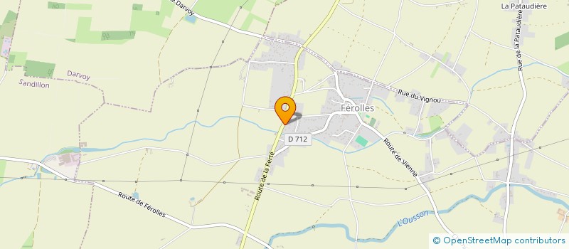 localisation de l'entreprise HOMAZING INVEST à JARGEAU